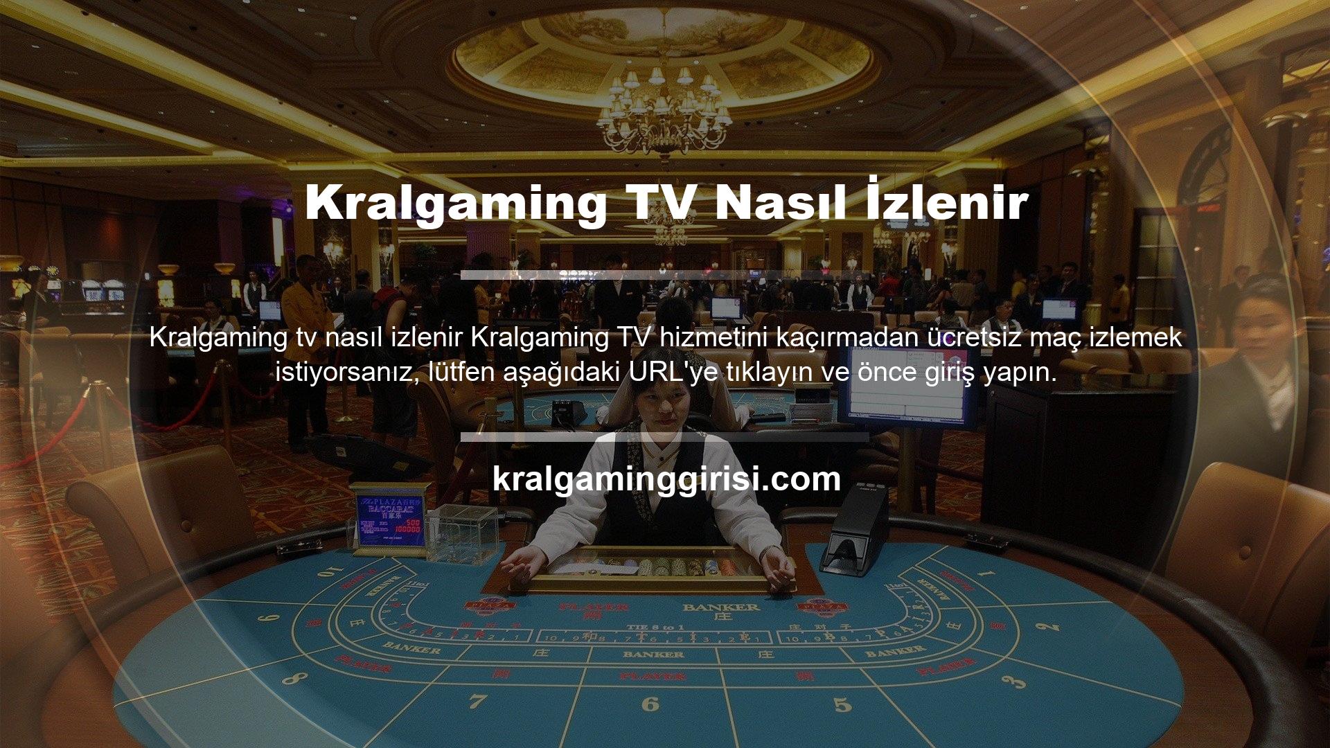 Canlı TV hizmeti logosu, web sitesinin sol alt köşesinde bulunur